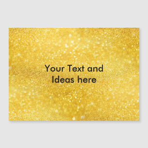 PURE GOLD Sparkles Pattern + your text / ideas