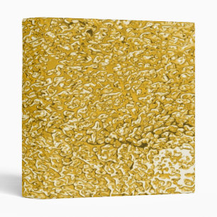 PURE GOLD Splatter Pattern + your text Binder