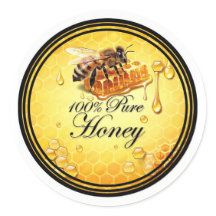 🍯 Pure Golden Honey – Bee & Honeycomb Premium Sti