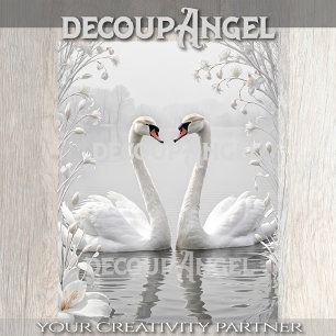 Pure Grace on Quite Waters - Decoupage - Tissue Paper