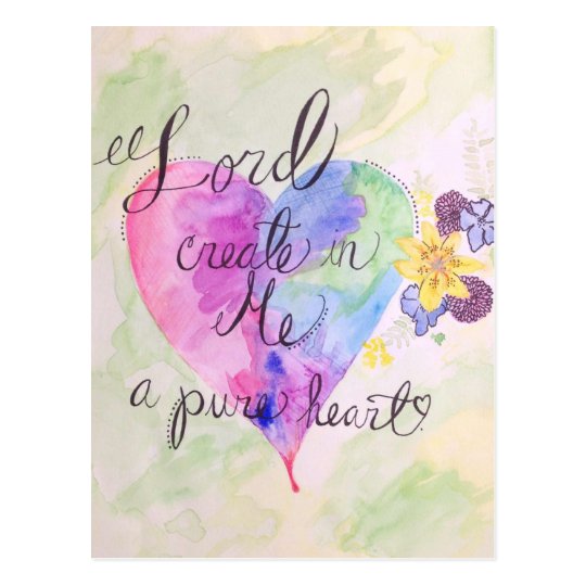 Pure Heart Post Card