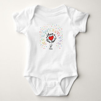Pure Hearted Confetti Wisdom Baby Bodysuit