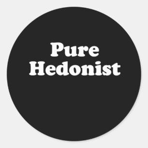 Pure Hedonist Classic Round Sticker