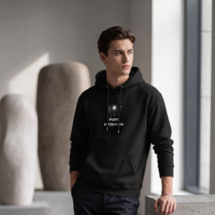 Pure Intention Minimalist Graphic Hoodie