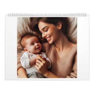 Pure Joy: A Mom and Baby's Laughing Moment" Calendar