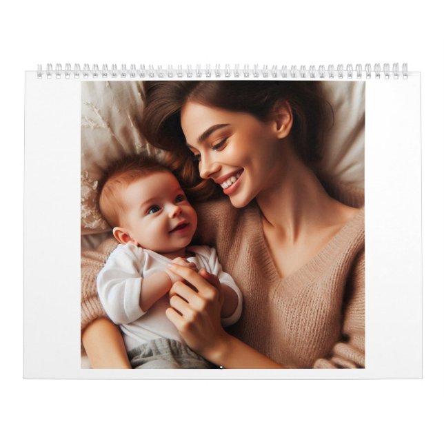 Pure Joy: A Mom and Baby's Laughing Moment" Calendar (Cover)