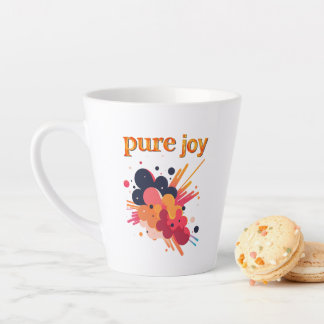 "Pure Joy, pure you.” Positive Vibes Street Wear  Latte Mug