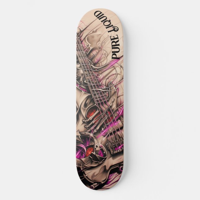 Pure Liquid electric guitar  Skateboard (Front)