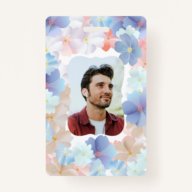 Pure love as a Flower Badge (Front)