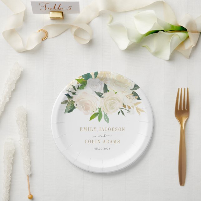 Pure Love Wedding or Bridal Shower Plates (Wedding)