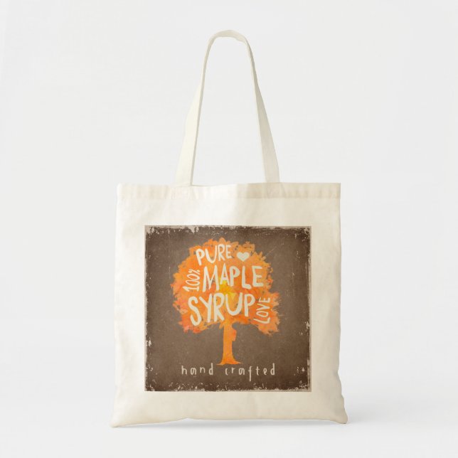 Pure Maple Tree Syrup Budget Tote (Front)