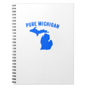 Pure Michigan Vacation Water Lake Fun Gift Idea Notebook