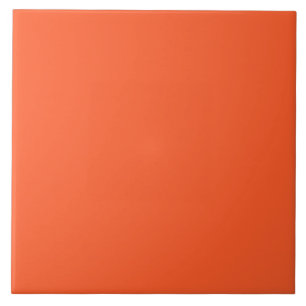 Pure Orange Ceramic Tile. Tile