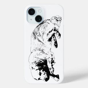 Pure Outline Steadiness Brings Clarity  iPhone 15 Case