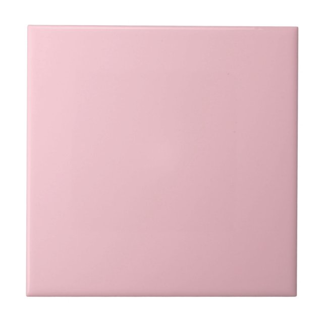 Pure Pink Solid Colour Tile (Front)