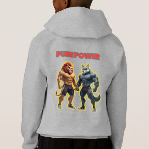 Pure Power – Strong Animal Muscle Cartoon Design