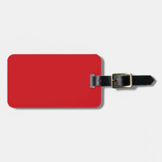 Pure Red Luggage Tag