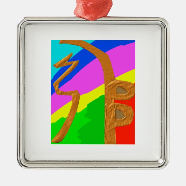 Pure Reiki Master Symbols - SEI HEI KEY Metal Ornament (Front)