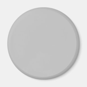 Pure Silver Solid Colour Magnet
