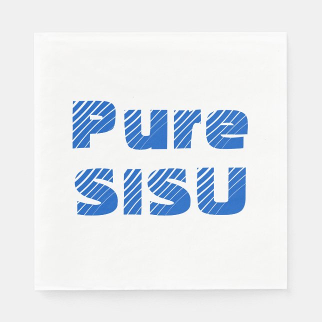 Pure SISU Paper Napkins (Front)