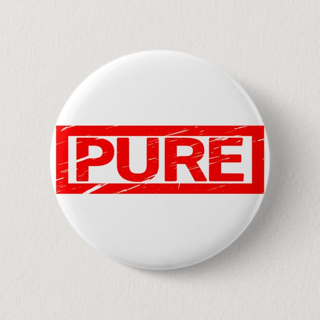 Pure Stamp 2 Inch Round Button (Front)