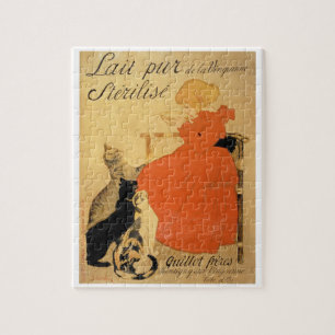 'Pure Sterilized Milk from La Vingeanne', 1894 (co Jigsaw Puzzle