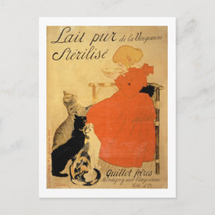 'Pure Sterilized Milk from La Vingeanne', 1894 (co Postcard