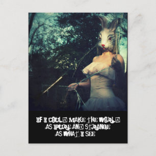 pure strange world postcard