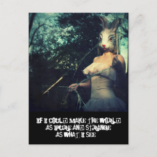 pure strange world postcard