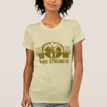 Pure Strength Powerlifting Logo – Gold Edition Gym