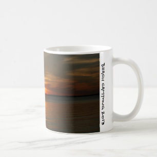 Pure sunset on the beach coffee mug