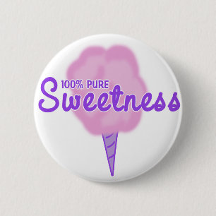Pure Sweetness 2 Inch Round Button