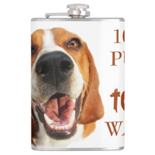 Pure Toilet Water Hip Flask
