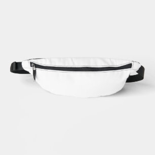 Pure White Solid Colour Fanny Pack