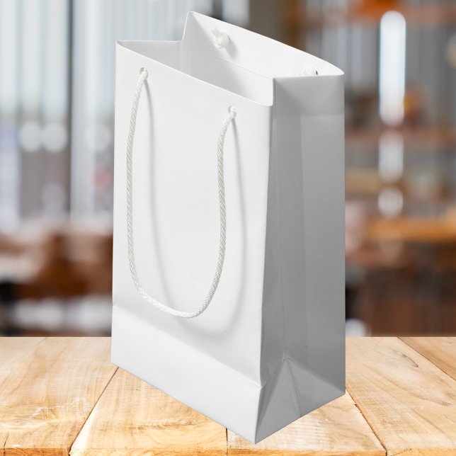 Pure White Solid Colour Small Gift Bag (Creator Uploaded)
