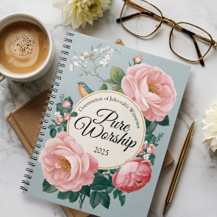Pure Worship 2025 Convention JW Gifts Spiral Notebook