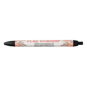 Pure Worship 2025 JW Convention Gift Black Ink Pen