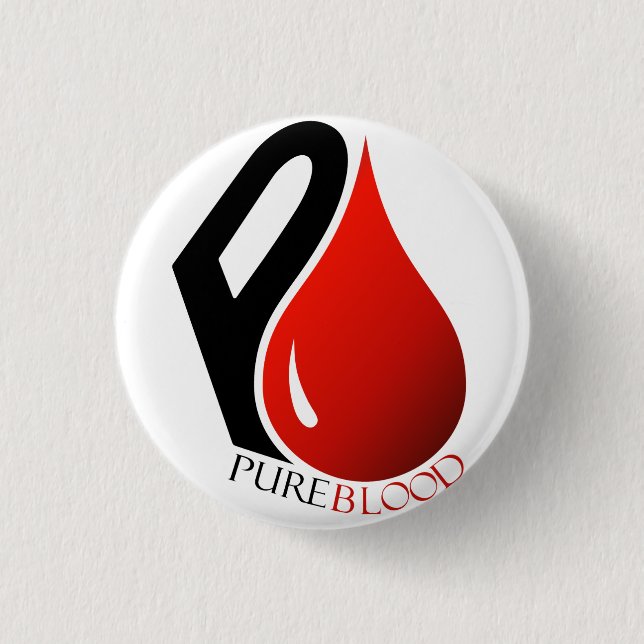 PUREBLOOD 1 INCH ROUND BUTTON (Front)