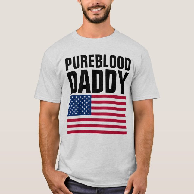 PUREBLOOD DAD DADDY MENS T-Shirts (Front)