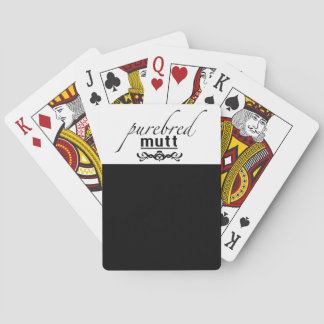 Purebred Mutt Playing Cards