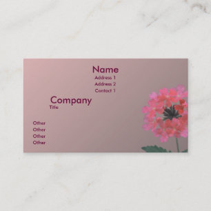 Purely Pink Business Card
