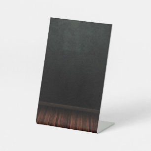 Purepose Drag & Drop Custom Image Here Pedestal Sign