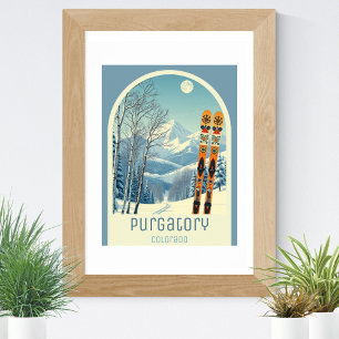 Purgatory Colorado ski resort  Poster