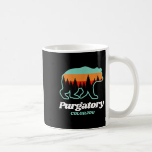 Purgatory Colorado Skiing Snowboarding Bear  Coffee Mug