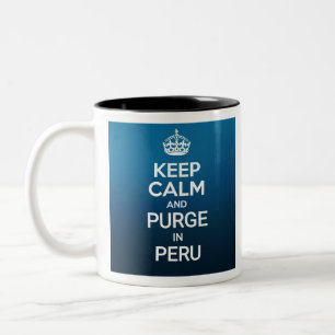 Purge in Peru Ayahuaska Two-Tone Coffee Mug