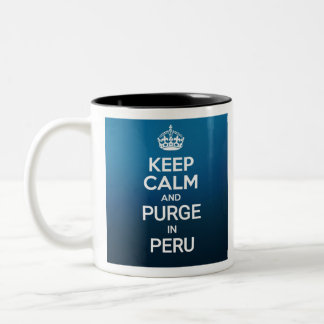 Purge in Peru Ayahuaska Two-Tone Coffee Mug
