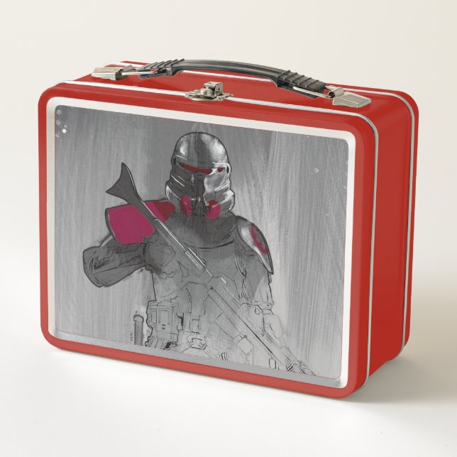 Purge Trooper Sketch Metal Lunch Box (Front)