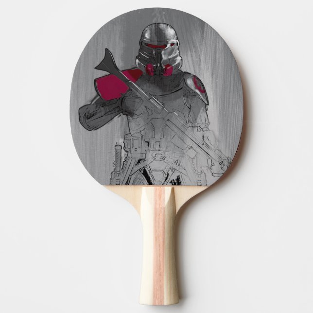 Purge Trooper Sketch Ping Pong Paddle (Front)