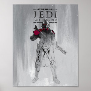 Purge Trooper Sketch Poster