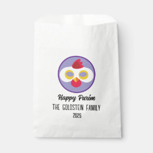 Purim chicken mask masquerade costume favour bag